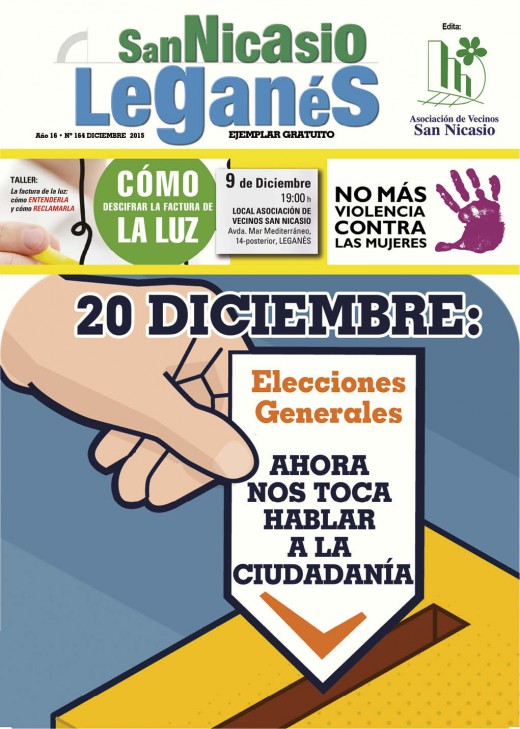 Revista nº164 - Diciembre 2015 - Asociación de Vecinos San Nicasio