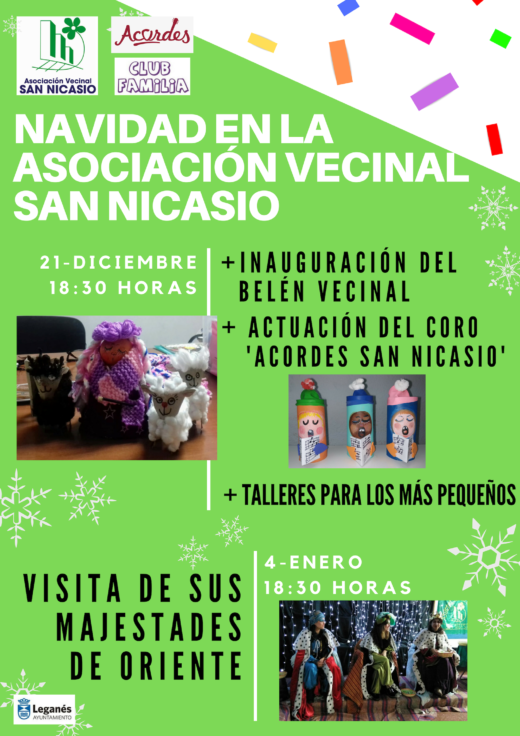 Belén y coro ACORDES SAN NICASIO Asociación Vecinal San Nicasio
